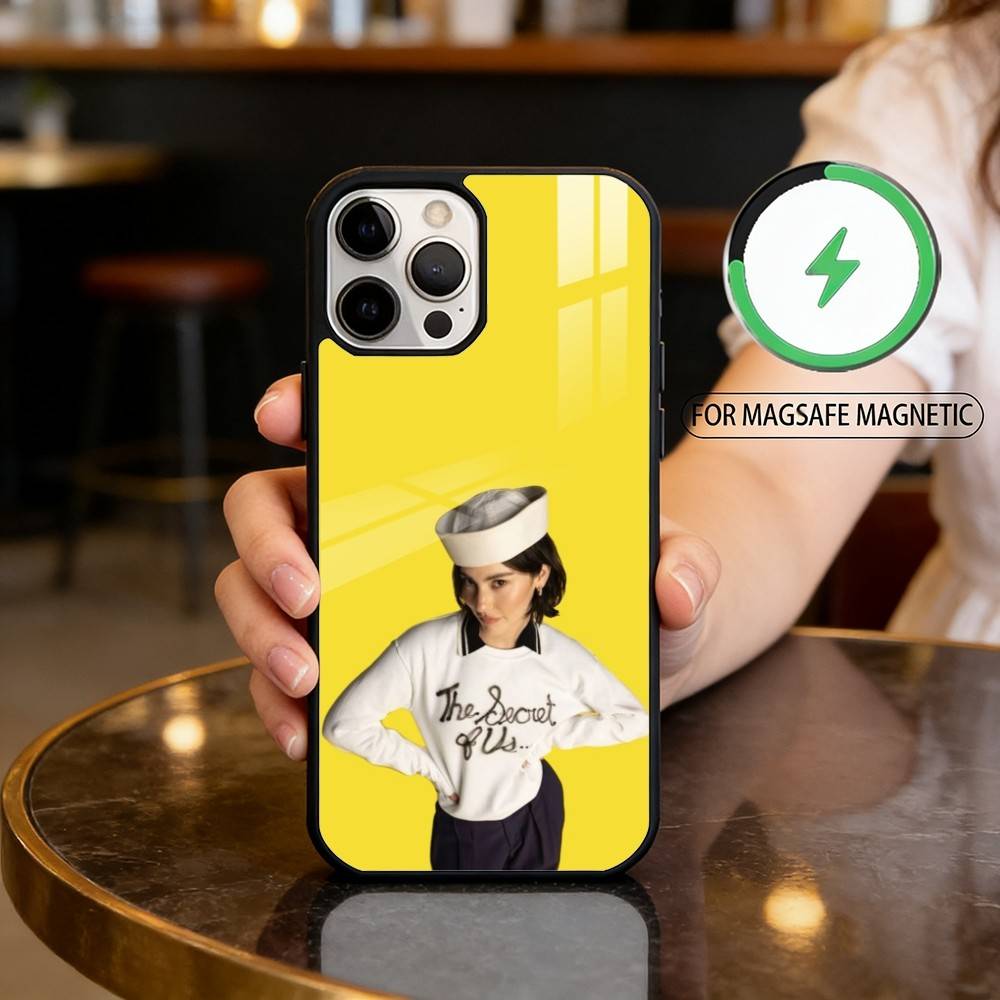 Singer Gracie Abrams GA Phone Case For iPhone17,16,15,14,13,12,11 Plus,Pro Max Magnetic For Magsafe Wireless Charging