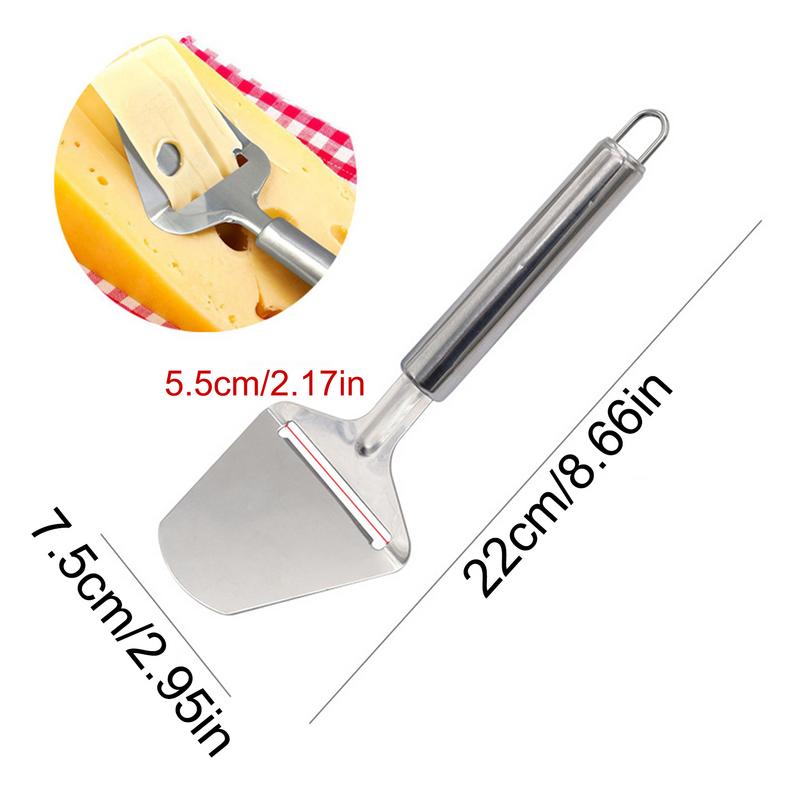 Stainless Steel Cheese Cutter Ham Planer Cheese Slicer Baking Cake Pizza Spatula For Home Kitchen Cooking Cutting Tools