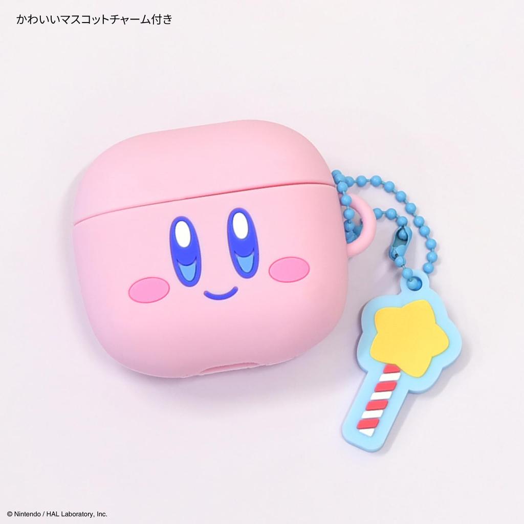 Gourmandies Kirby of the Stars Silicone Case for AirPods Type 4, B, BKBY-22B