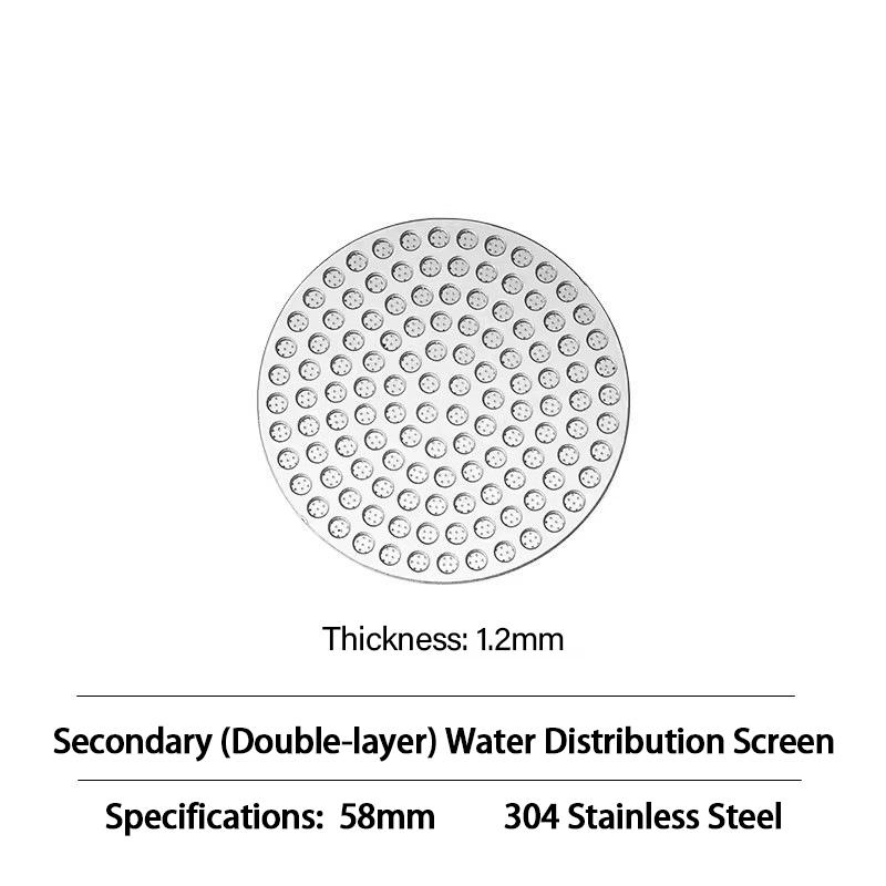 Reusable Coffee Puck Screen 51/53/58mm Stainless Steel Espresso Filter Barista Accessories KFGL02 for Portafilter