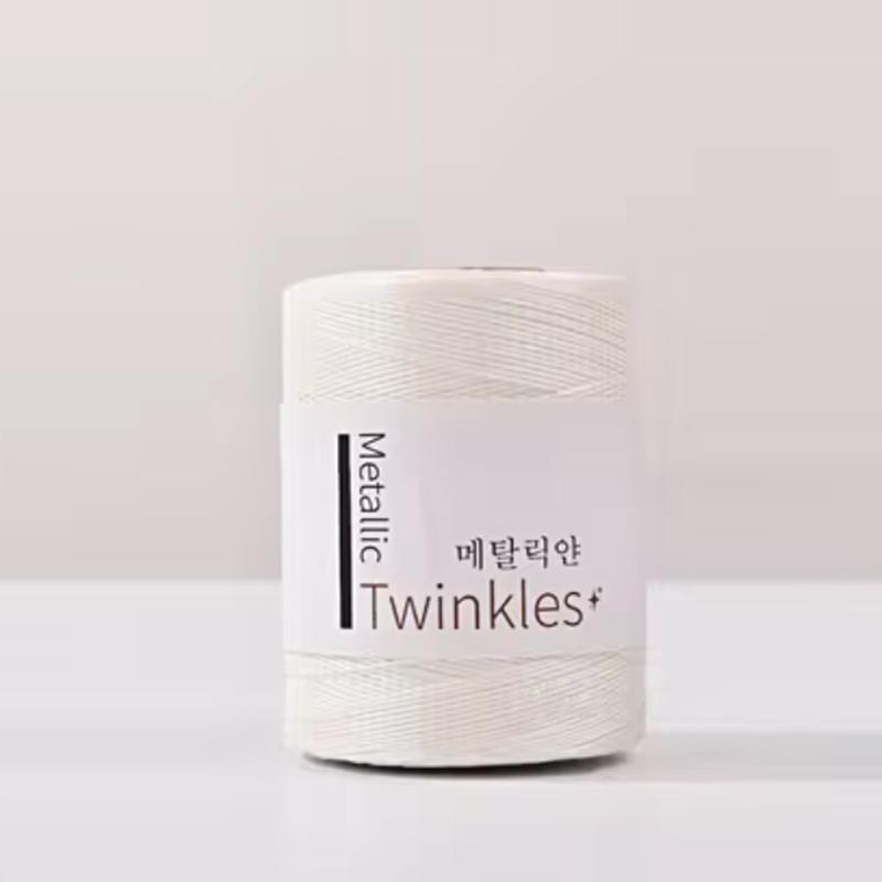 

200 г/моток Металлизированная пряжа Блестящая Золотая Серебристая Шнур Нить DIY Ручная работа Вязание Крючком Сумка Кошелек Пряжа Швейные Принадлежности