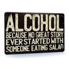 Tin Sign Art Metal Wall Decor 20x30cm Retro Vintage Painting