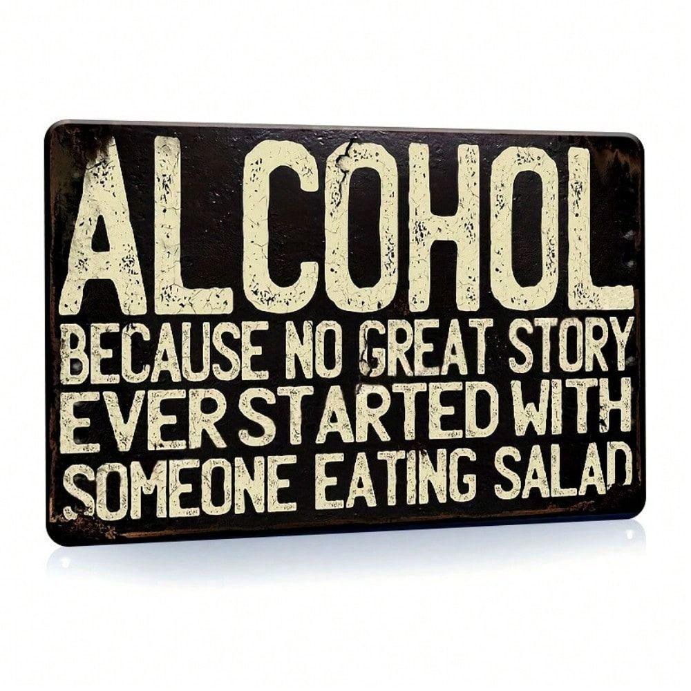 Tin Sign Art Metal Wall Decor 20x30cm Retro Vintage Painting