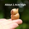 Capybara Toy Mini Figurine Resin Creative Relaxing Desktop Decor For Kids