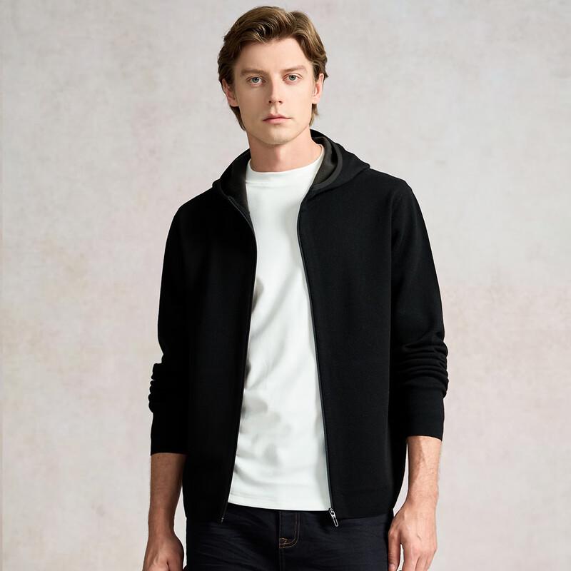 

Men s Loose Fit Hooded Cardigan Jacket XL (180)