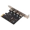 PCI E - USB 3.0 Bővítőkártya 4 Port 5Gbps Nagy Sebességű Ingyenes Átvitel USB3.0 Bővítés
