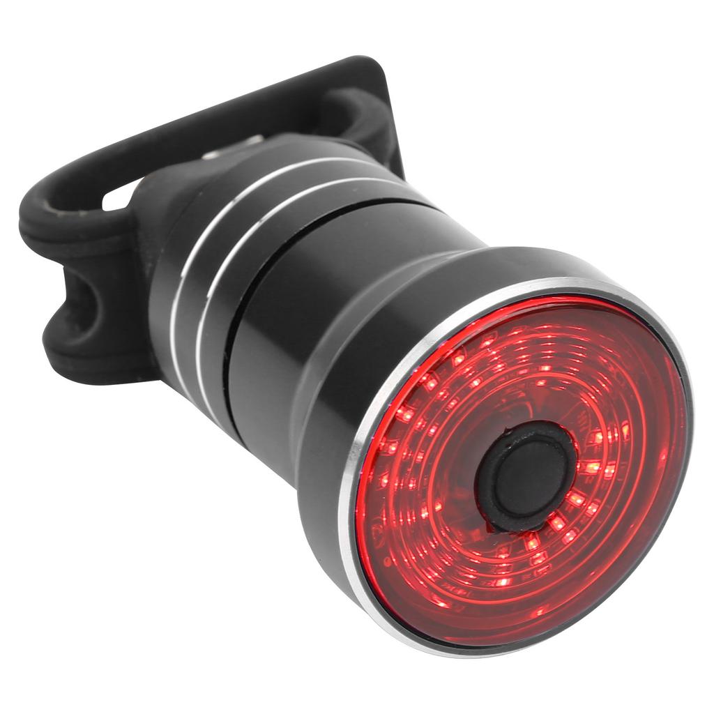 ZTTO Fahrradbremslicht Wasserdichtes LED-Rücklicht USB-wiederaufladbar Radsport-Rücklicht Schwarz