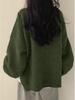 Damen Retro Rundhals Pullover - Koreanischer Herbst/Winter Fauler Stil Locker Schlankmachende Strickware