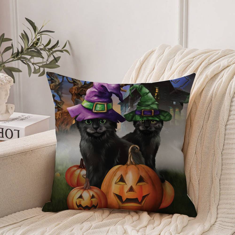 Halloween Pumpkin Pillow Case Home Decor Throw For Sofa Bed Car Room Decor Gift Idea