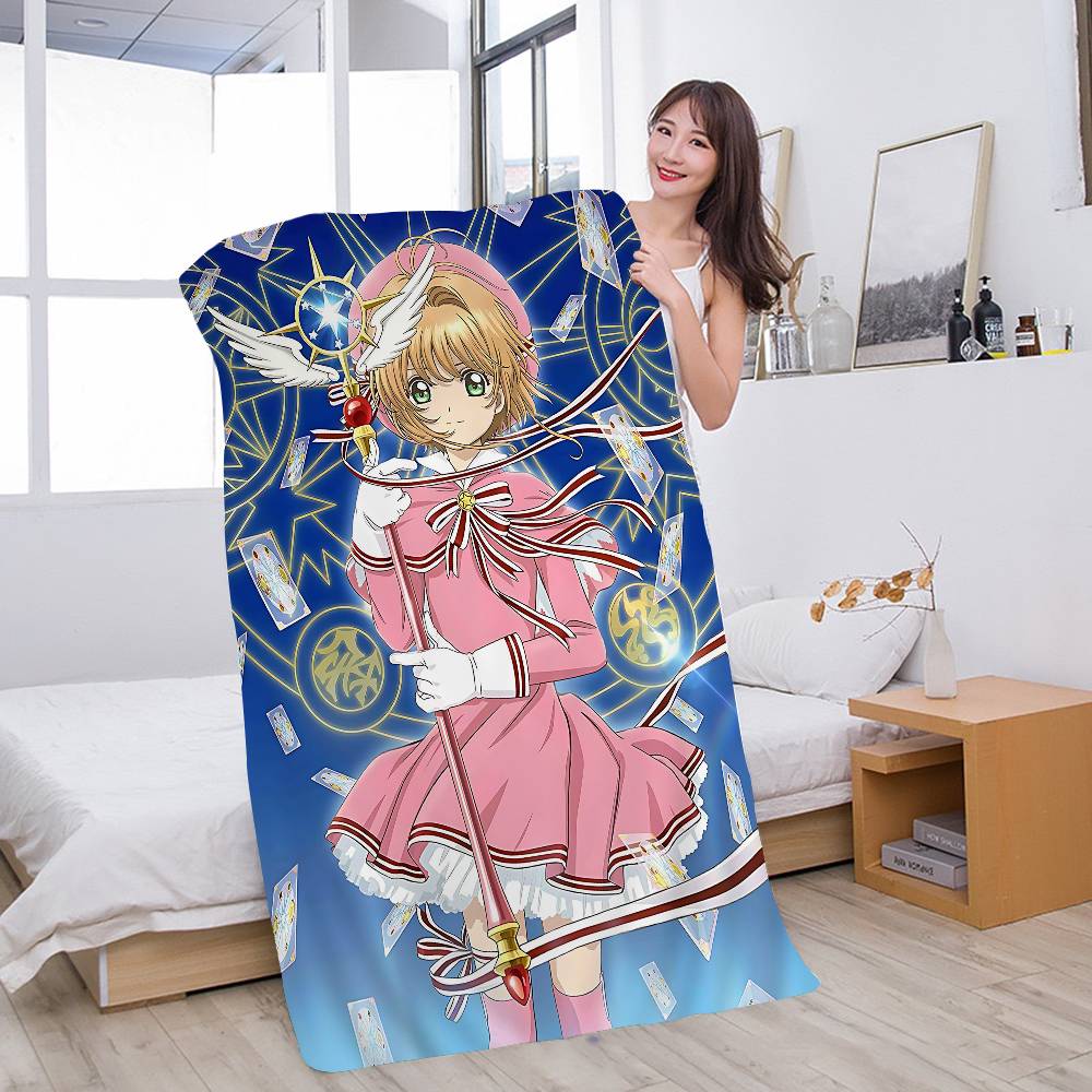 C-CardcaptorS S-Sakura Big Microfiber Beach Towels Quick Dry Towel Sand Beach Towels Pool Towel for Travel Swim Pool Yoga