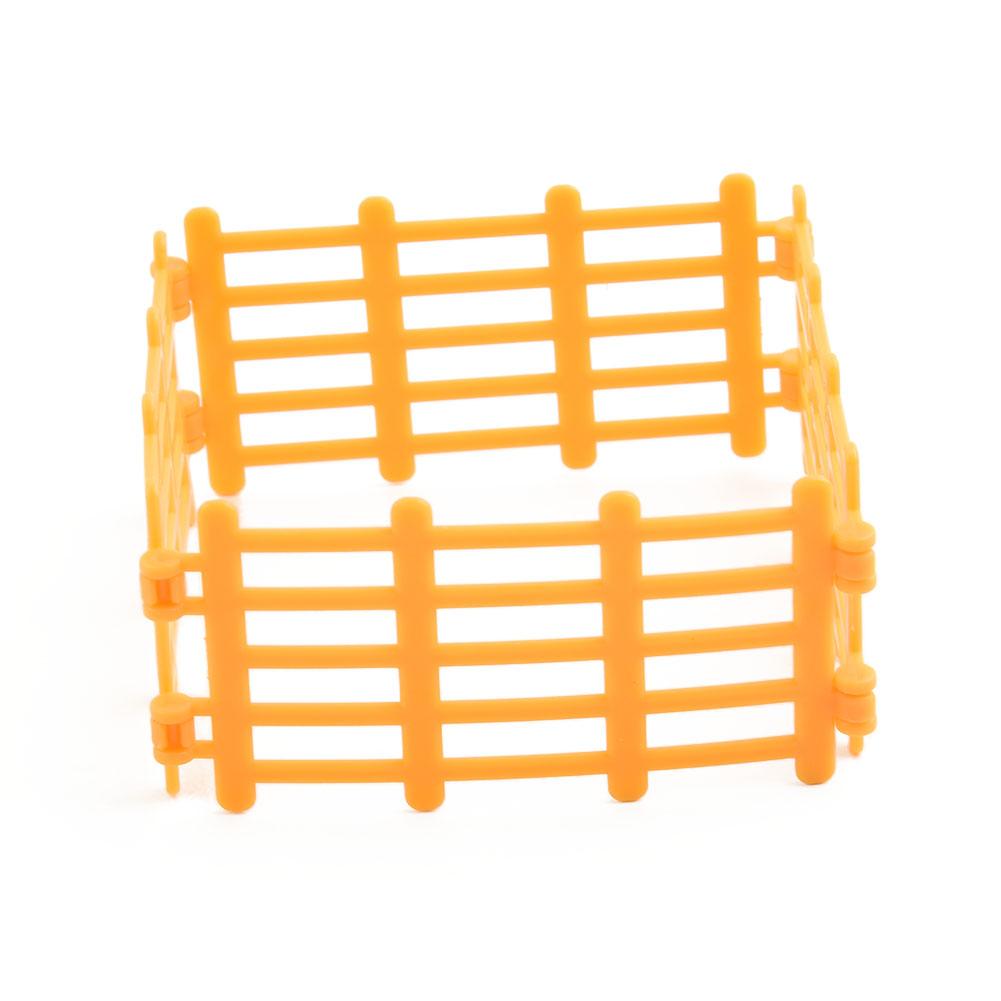 10Pc/Set Fence Decoration Model Simulation Farm Ranch DIY Sand Table Fence Accessories Static Trumpet Children Toy 5 Styles