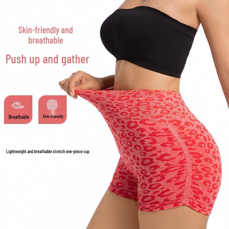 Autumn High-Waisted Tummy Control Sports Shorts for Running, Fitness & Yoga