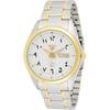 5 Automatic Men's Watch SNKP22J White Silver Gold Stainless Steel 40mm