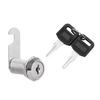 Drawer Lock with 2 Keys Heavy Duty Zinc Alloy Universal File Cabinet