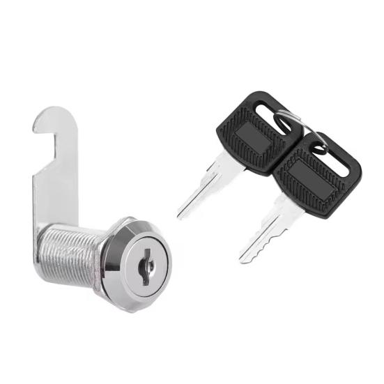 Drawer Lock with 2 Keys Heavy Duty Zinc Alloy Universal File Cabinet
