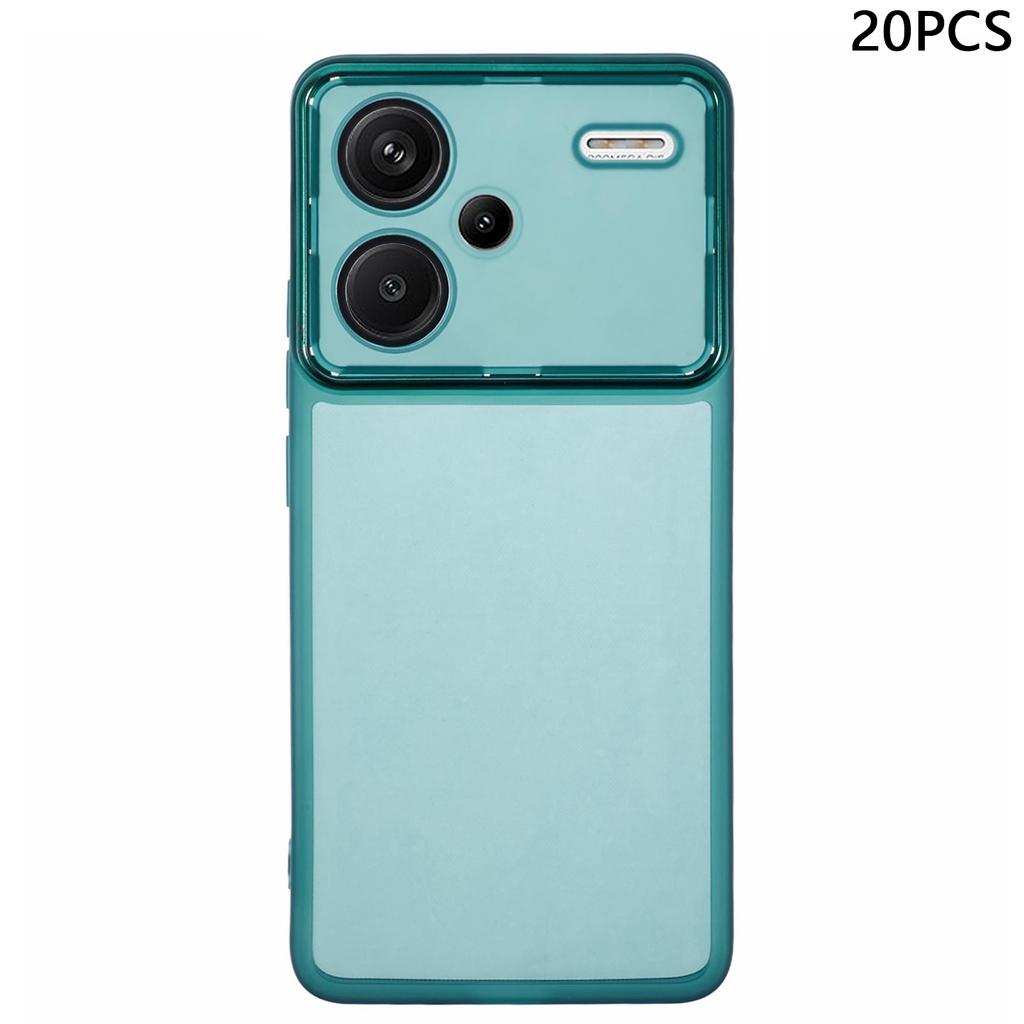 Bulk Purchasing 20Pcs For Xiaomi Redmi Note 13 Pro+ 5G Case Electroplated Camera Frame TPU Phone Cover Precise Cutouts