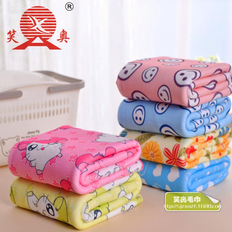 Microfiber Heat Transfer Flower Square Towel Soft Absorbent Children's Hand Towel Cleaning Towel