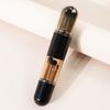 6-in-1 Retractable Makeup Brush Set Portable -Shaped Storage Kit with Retractable Blush Brush Hidden Angled Foundation Brush
