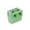 Professional 2-pole Green Terminal Block with 7.5mm Pitch