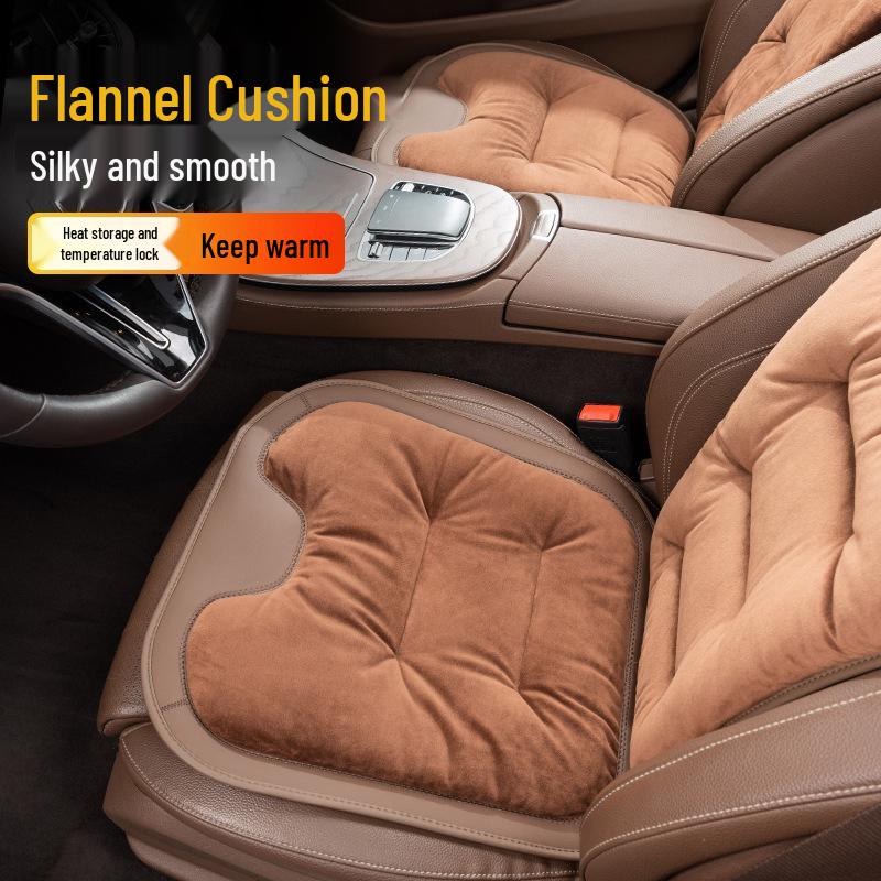 Flannel Warm Car Seat Cushion for Ideal L Series, Xiaomi SU7, YU Series