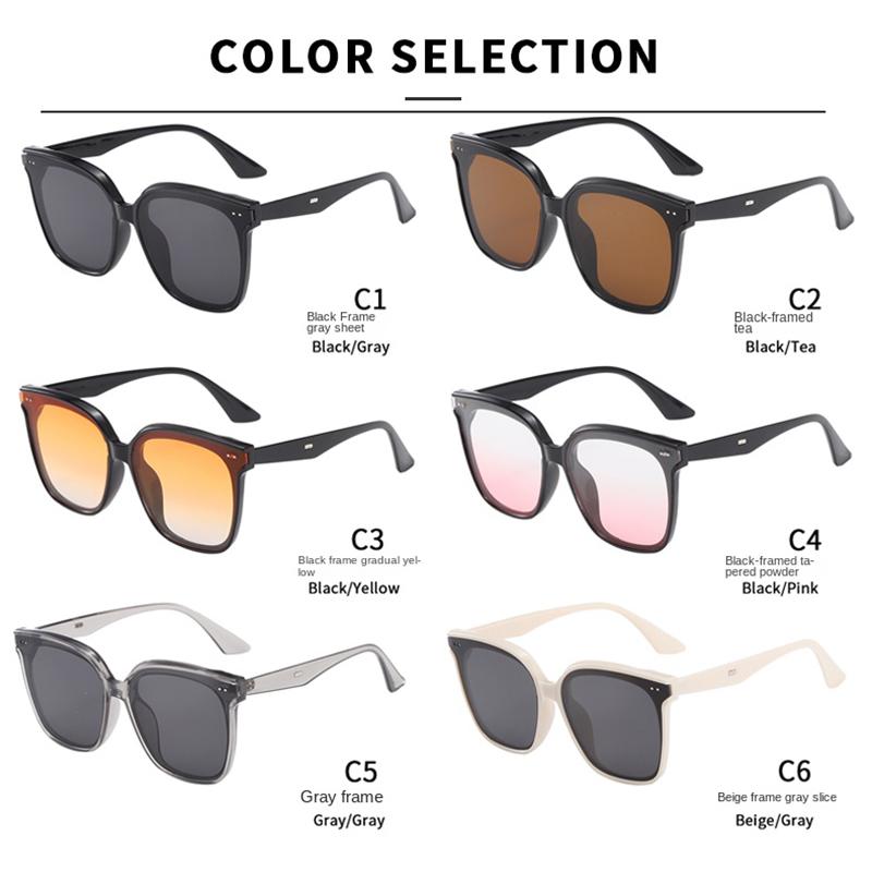 Retro Fashion Square Sunglasses Women Men High-quality Brand Designer Sun Glasses Outdoor Travel Beach Lady Man Glasses UV400
