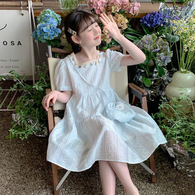 Girls' Summer Sleeveless Maxi Dress
