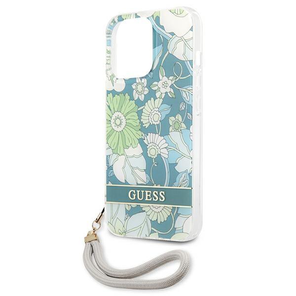 Guess Guhcp13Xhflsn Iphone 13 Pro Max6,7 Zielony/Green Hardcase Flower Strap