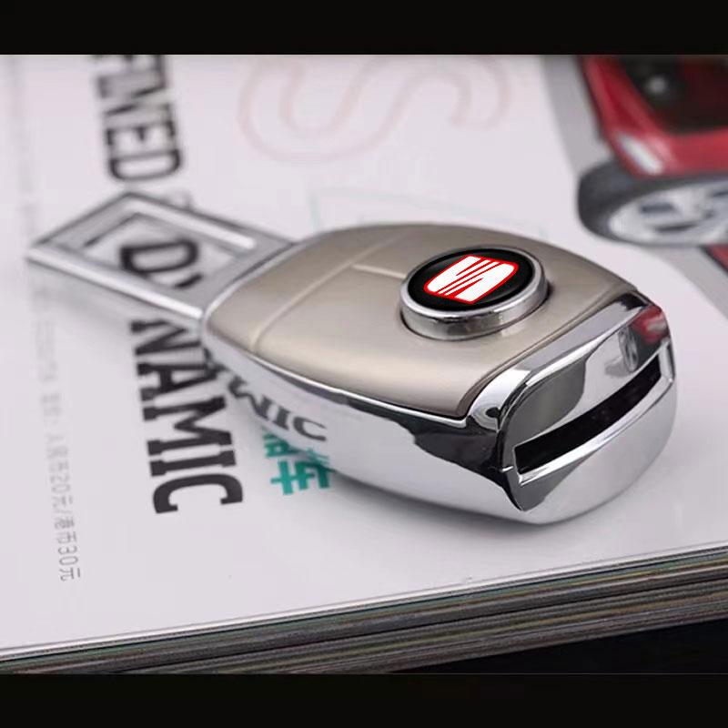 1/2PCS Car Seat Belt Clip Extension Plug Buckle Car Accessories for Seat Alhambra FR Leon Altea Ibiza Toledo Cordoba Arona 5 6 MII