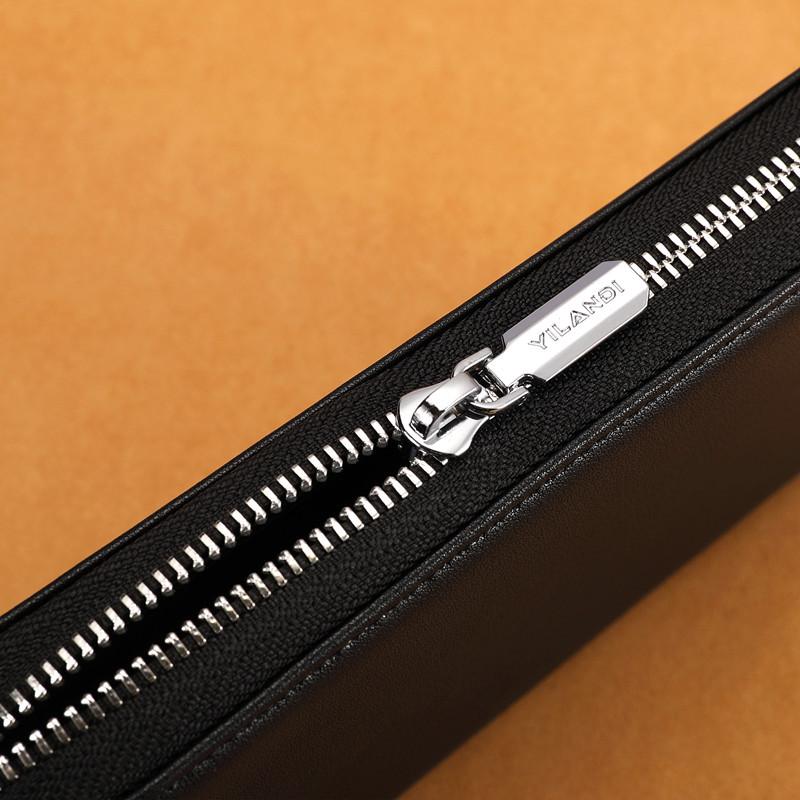Women's & Men's Large Capacity Anti-Demagnetization Zipper Wallet with Multi-Card Slots & ID Holder