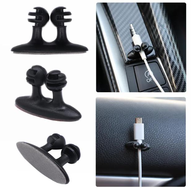 8Pcs/3Pcs/1Pcs Car Wire Cord Cable Holder Tie Clips Line Fixer Organizer Drop Adhesive