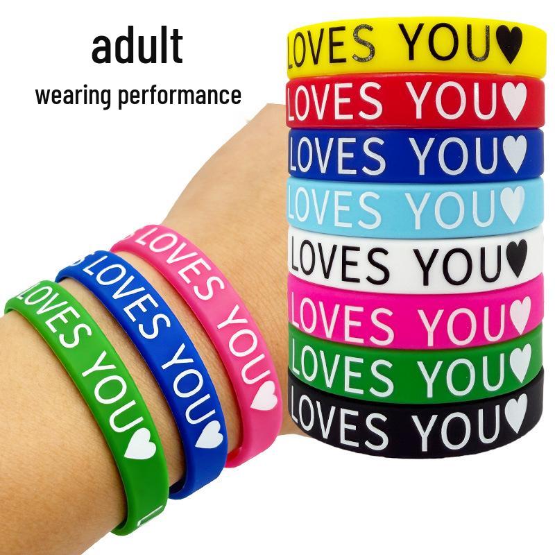 Faith Cross Silicone Bracelet - Motivational Positive Energy Wristband