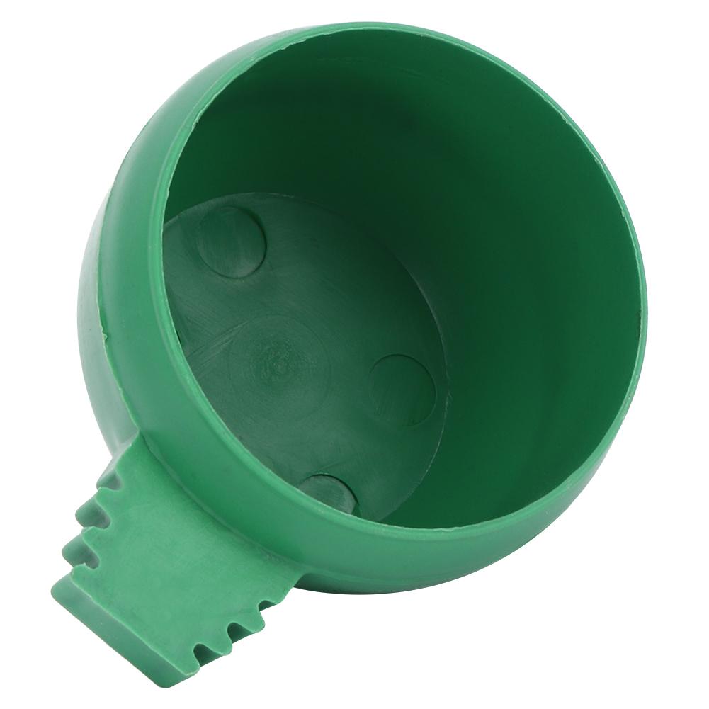 15Pcs Round Shape Bird Food Bowl Thickened Cage Food Container Water Feeding Bowl for Pet
