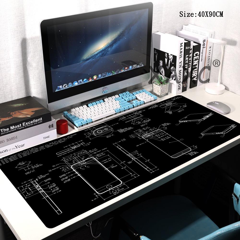 Mechanical Drawings Mouse Pad Gaming Xl Home Large Big Hd Hybxaxc Xxl Mouse Pad Natural Rubber Carpet NonSlip Desk Table Mat