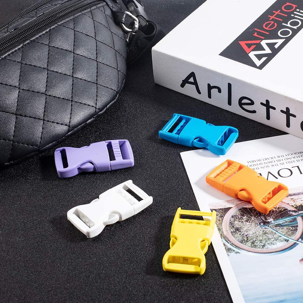 Buckle Twist Clasps For Paracord Hardware Bags Parts Colorful Buckle Bag buckle ABS Clasps