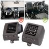 1 Pair Car Air Vent Outlet Improved Air Flow Driver and Passenger Side Dashboard AC Air Vent for Prado J120 2002 To 2009 Grey