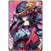 Fox Anime Pinup Girls Metal Tin Signs Wall Decoration Plaque Vintage Poster Iron Painting for Man Cave Home Cafe Garden Club Bar