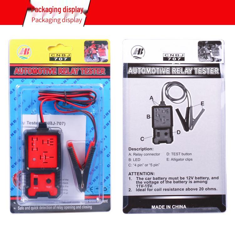 BJ-707 Car Relay Tester & Analyzer for 4/5-Pin Relays
