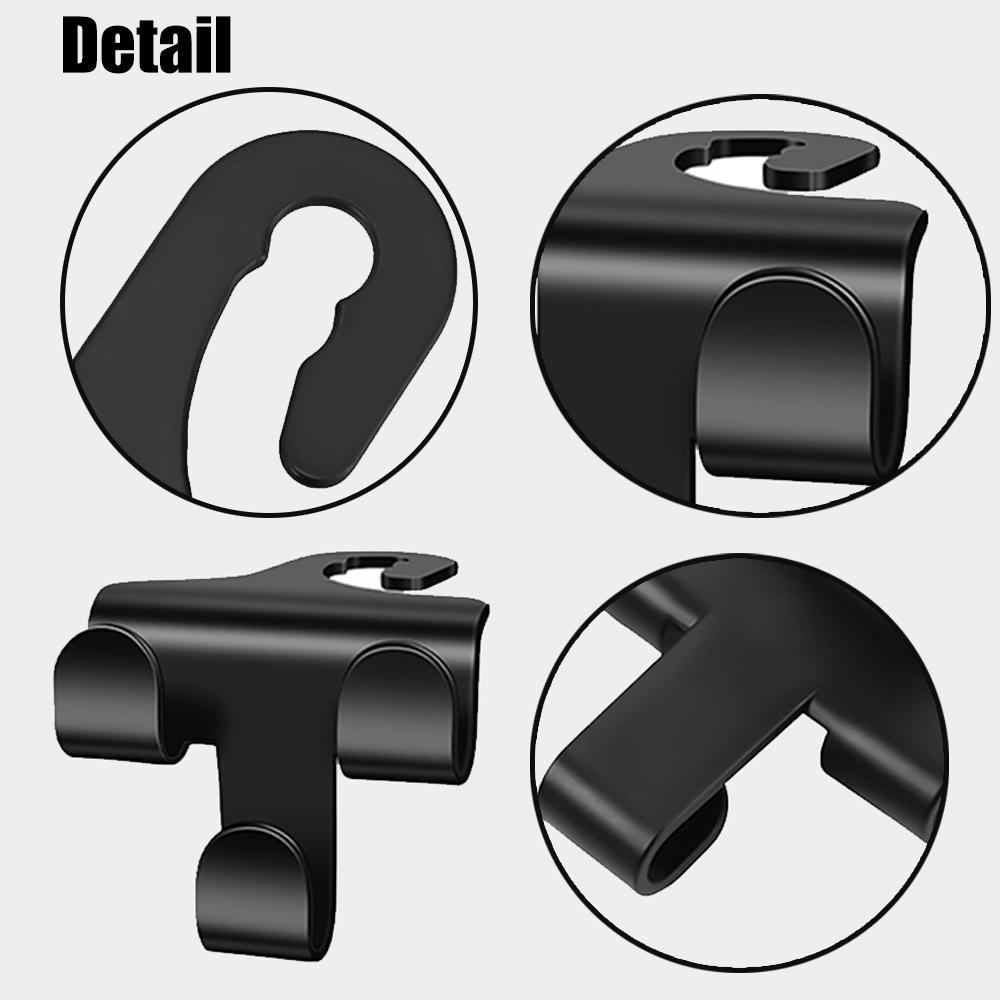 Suport auto multifuncțional pentru telefon mobil, scaun nou, spate, cârlig multifuncțional universal ascuns, dublu scop, cârlig portant de mare capacitate