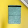 Tarjetero RFID de piel sintética transfronteriza: cartera multifuncional para identificación de viaje