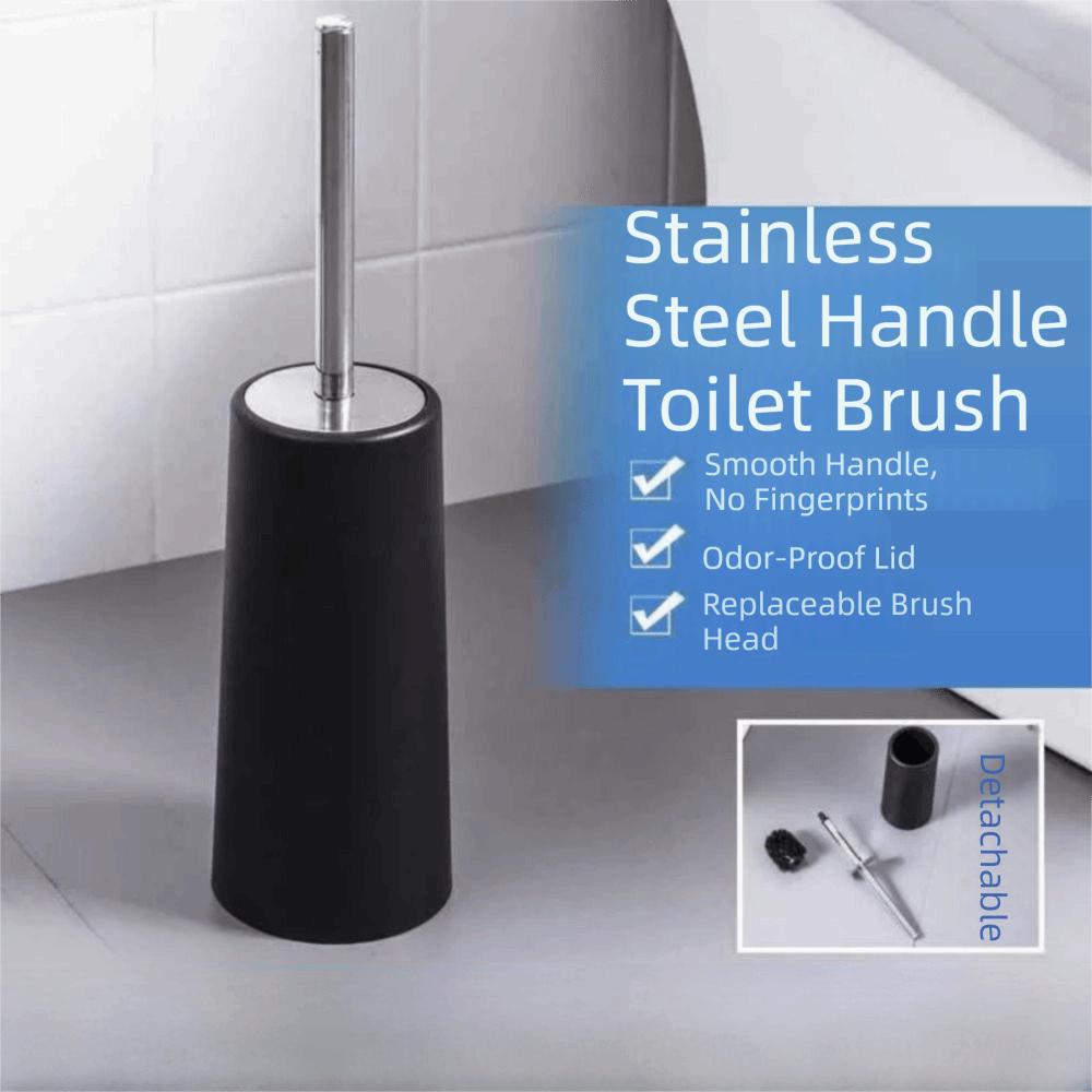Stainless Steel Toilet Bowl Brush and Holder Deep Cleaning Toilet Cleaning Brush Bathroom