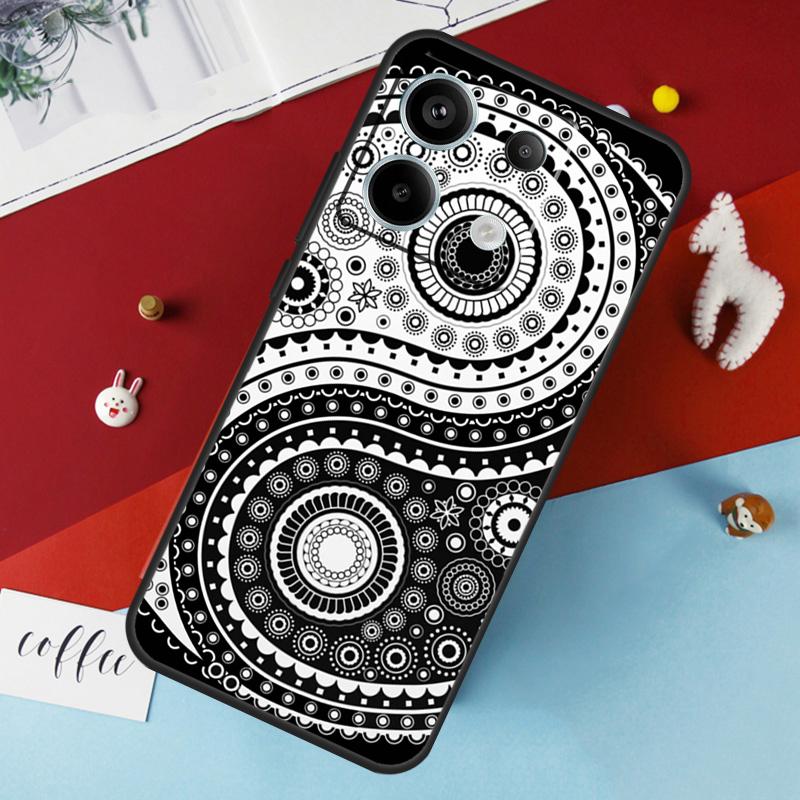 Black Bandana Paisley Case For Xiaomi Redmi 13C 12C 10C 9C 10A Redmi Note 11 9 10 12 13 Pro 9S 10S 11S 12S Cover