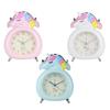 Cute Cartoon Alarm Clock Kids Students Bell Alarm Clock Child Desk Table Clock Night Light Needle Clocks Birthday Gifts