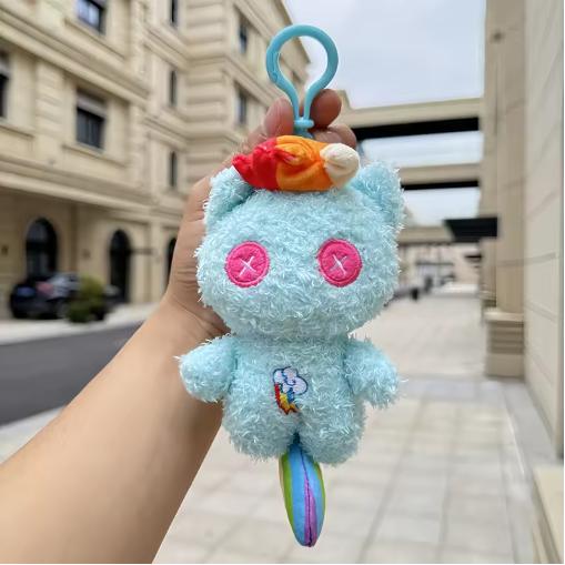 

Cute And Charming My Small Pony Plush Backpack Pendant Keychain Twilight Sparkle Fluttershy Pinkie Pie Adorable Pouch Decoration Toy Present орхидейный