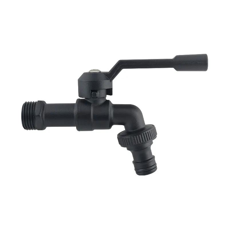 

Black Brass Anti-Freeze Outdoor Garden Faucet with Single Outlet - 1/2 Inch Hose Faucet for Washing Machine and Garden Use