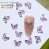 20 stuks vlinder nagelkunst accessoires - nageldecoraties met iriserende en driedimensionale vlinders gemaakt van hars voor nagelkunst.