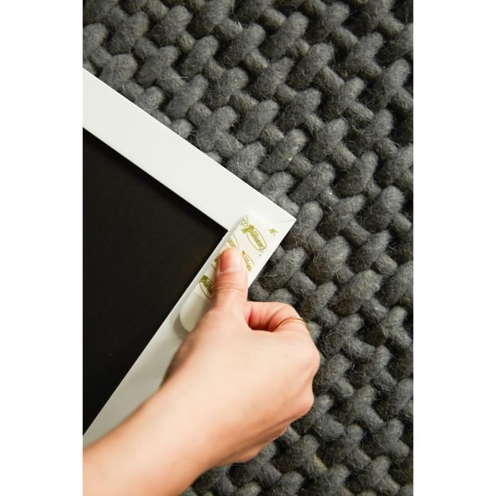 3M Languettes fixation tableau assortiment - Blanc - 18MM + 16GM