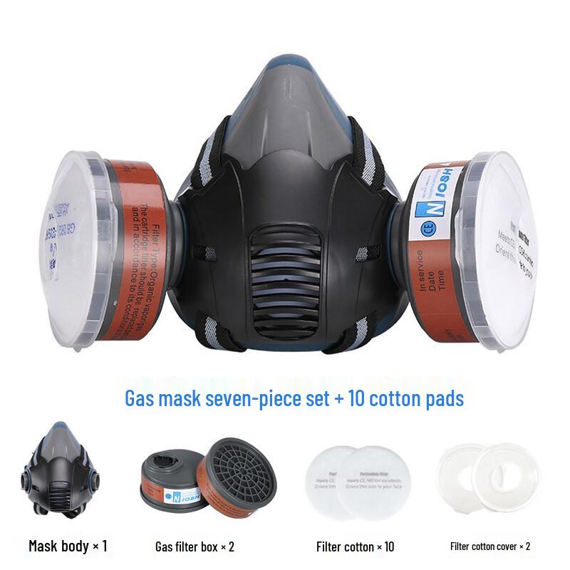 Brangdy Reusable KN95 Gas Mask for Paint & Pesticides