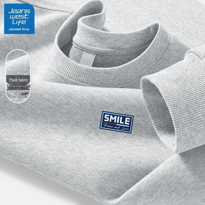 JEANSWEST LIFE Мужской свитшот с круглым вырезом и графическим принтом