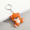 Cartoon Elephant PVC Keychain Pendant - Soft Rubber Animal Design