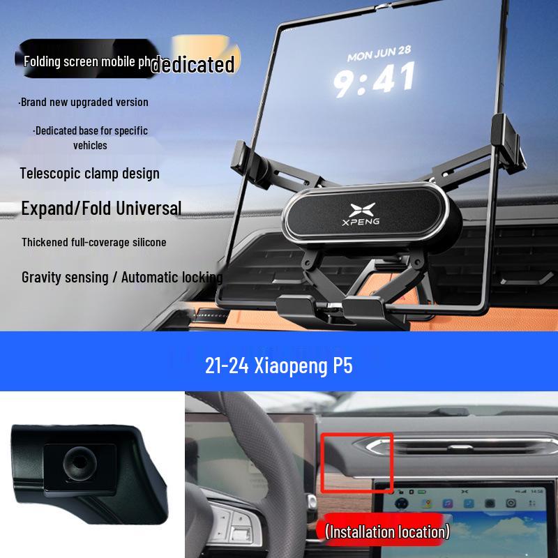 Foldable Air Vent Phone Holder for XPeng G3/P7/P5/G6 Navigation